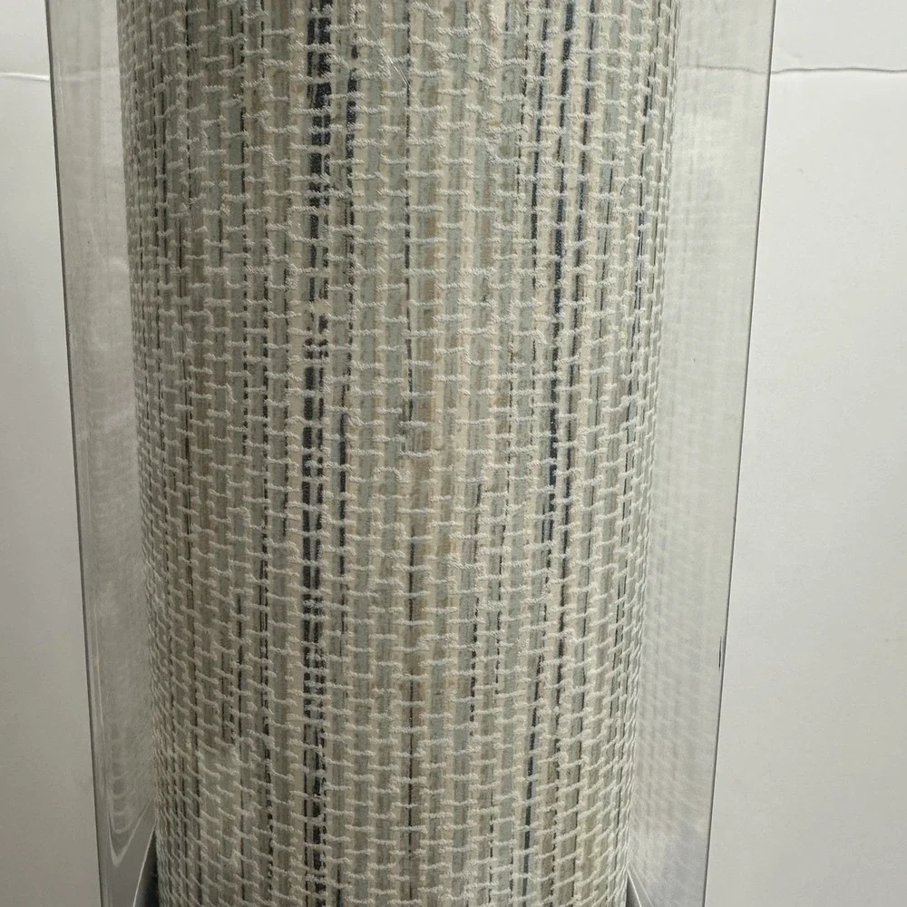 PARTIAL Scott Living Self-Adhesive Wallpaper Artisan Weave Graphite 20.5
